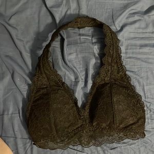 Gilly Hicks black halter bralette size XS
